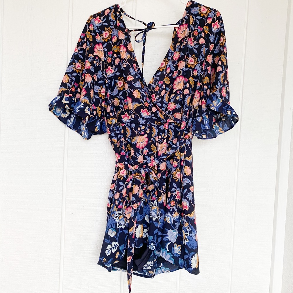 SOLD BOHO CHIC HIPPY Flower Romper TRIXXI Size
